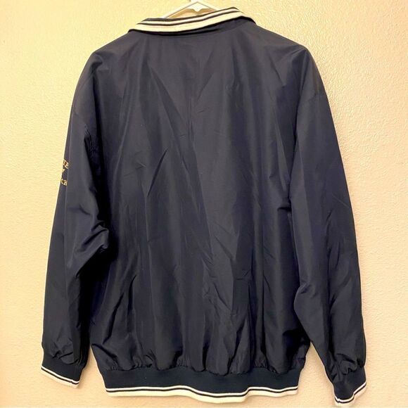 Cutter and Buck Climaguard ladies navy blue 1/4 zip Jacket NW Golf Association L - Picture 2 of 13